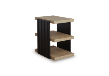 Rylandyn Black/Brown Rectangular End Table