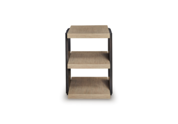 Alternative view of Rylandyn Black/Brown Rectangular End Table