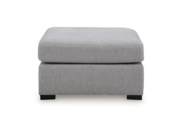 Alternative view of Lakepoint Nickel Oversized Accent Ottoman