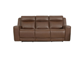 Alberta Brown Power Sofa