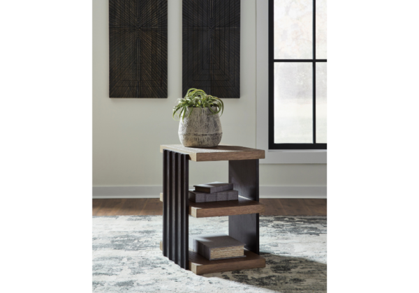 Rylandyn Black/Brown Rectangular End Table - Image 3