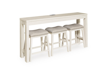 Robbinsdale Antique White Dining Counter Table Set