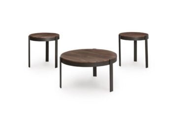 Horizon Hills Brown/Black Occasional Table Set
