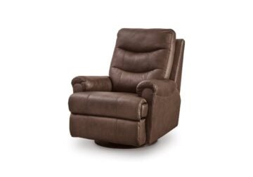 Flynwood Espresso Swivel Glider Recliner