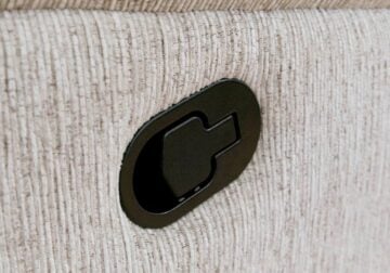 Alternative view of Butler Taupe Reclining Sofa