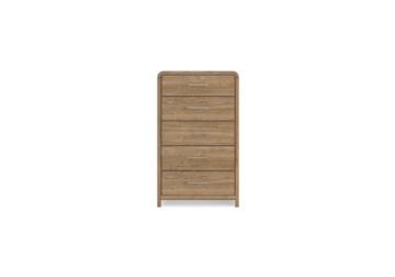 Alternative view of Gramburg Brown Five-Drawer Chest
