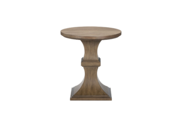 Alternative view of Artisan Home Brown Round Chairside Table