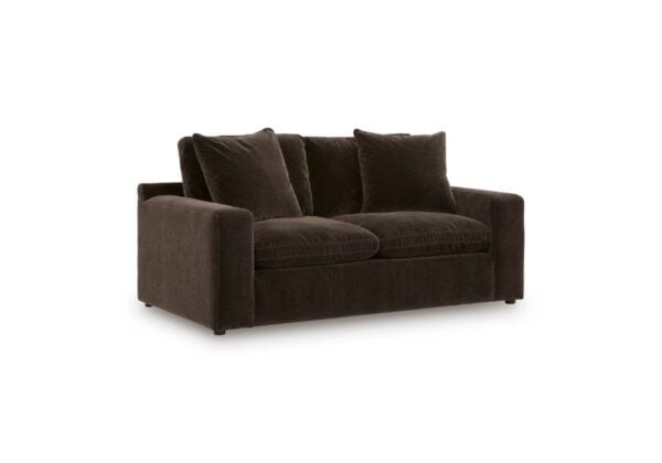 Maxton Heights Brown Loveseat - Image 2