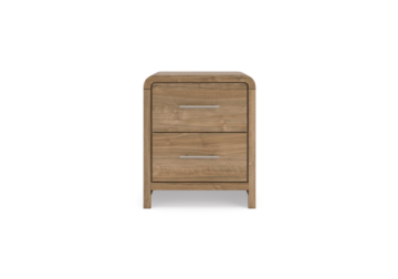 Alternative view of Gramburg Brown Two-Drawer Nightstand