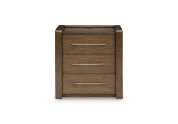 Marxmore Brown Three-Drawer Nightstand - Image 2