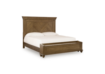 Kallarin Brown Queen Panel Storage Bed