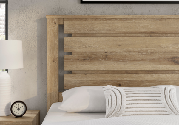 Brozmont Tan Queen Panel Bed - Image 4