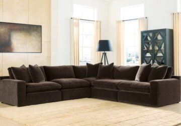 Alternative view of Maxton Heights Brown Five-Piece Sectional