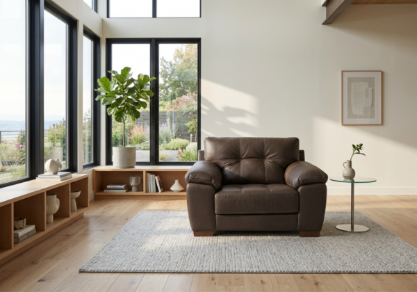 Finn Espresso Chair and a Half - Image 2