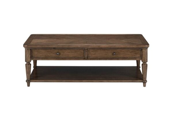 Harrison Heights Brown Cocktail Table - Image 2