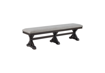 Montrose Gray Espresso Bench