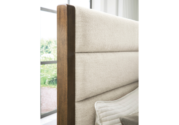 Marxmore Brown King Upholstered Storage Bed - Image 4