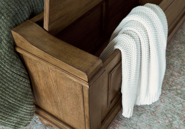 Kallarin Brown King Panel Storage Bed - Image 3