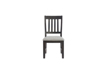 Alternative view of Montrose Gray Espresso Side Chair