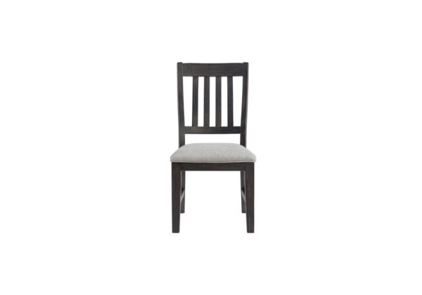 Montrose Gray Espresso Side Chair - Image 2