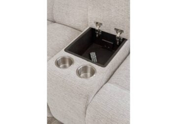 Alternative view of Butler Taupe Reclining Loveseat