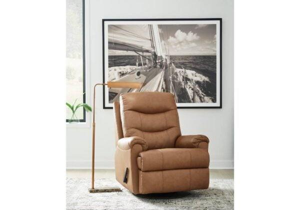 Flynwood Butternut Swivel Glider Recliner - Image 3