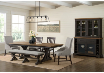 Alternative view of Montrose Espresso Dining Room Table