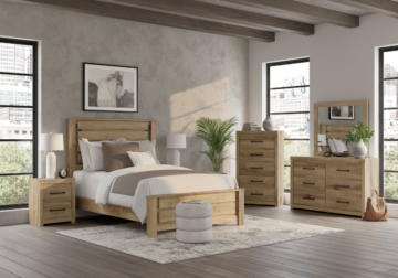 Brozmont Tan King Five-Piece Set