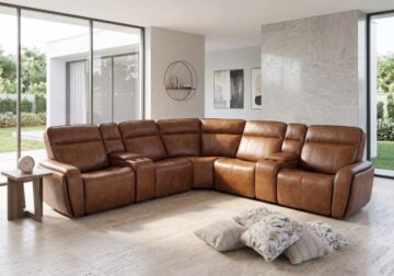 Claremore Honey 7-Piece Power Reclining Sectional