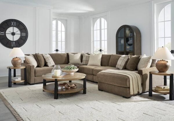 Camellia-Court 6 Piece RAF Chaise Sectional - Image 2