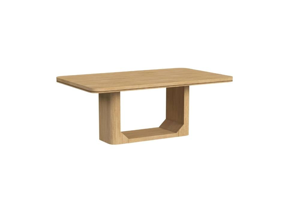 Rosalie Natural Rectangular Dining Table