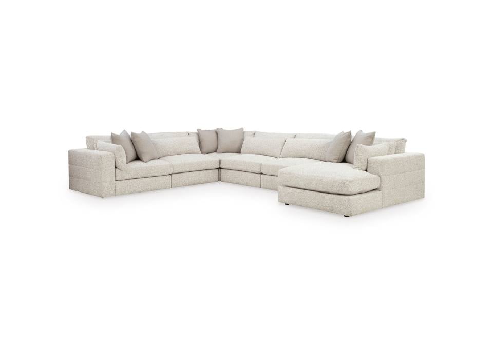 Ashbourne Estate 6 Piece RAF Chaise Sectional
