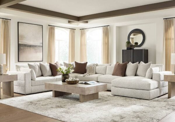 Ashbourne Estate 6 Piece RAF Chaise Sectional - Image 2