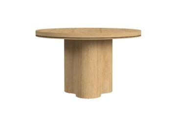 Rosalie Natural Round Dining Table