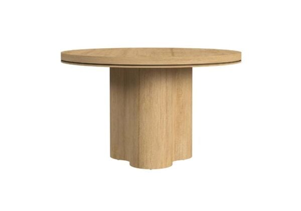 Rosalie Natural Round Dining 5-Piece Set - Image 2
