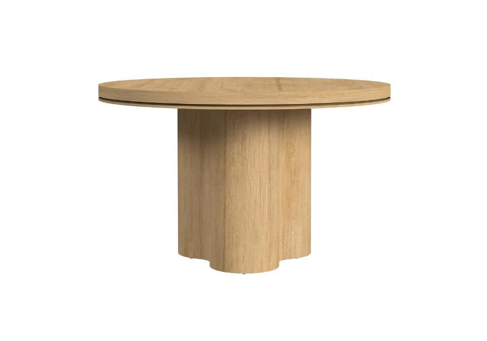 Rosalie Natural Round Dining Table