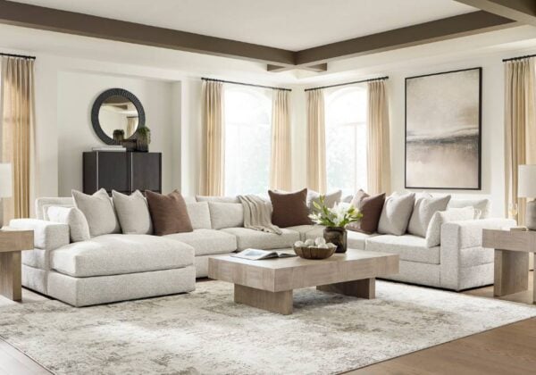 Ashbourne Estate 6 Piece LAF Chaise Sectional - Image 2