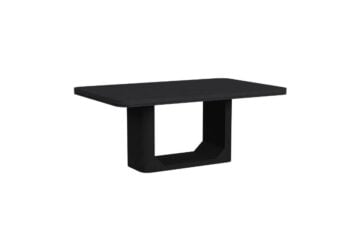 Rosalie Black Rectangular Dining Table