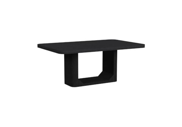 Rosalie Black Rectangular Dining 5-Piece Set - Image 2