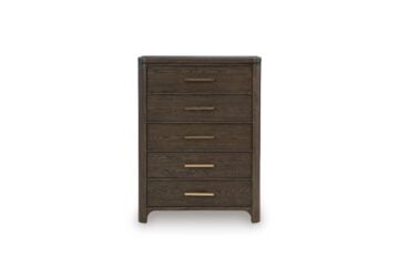 Alternative view of Radkin Burnished Brown Five Drawer Chest