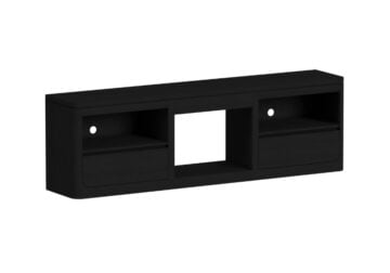 Rosalie Black 82 Inch TV Console