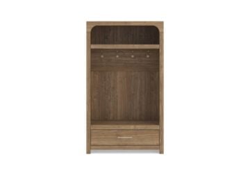 Alternative view of Dovander Brown Hall Tree with Storage Bench