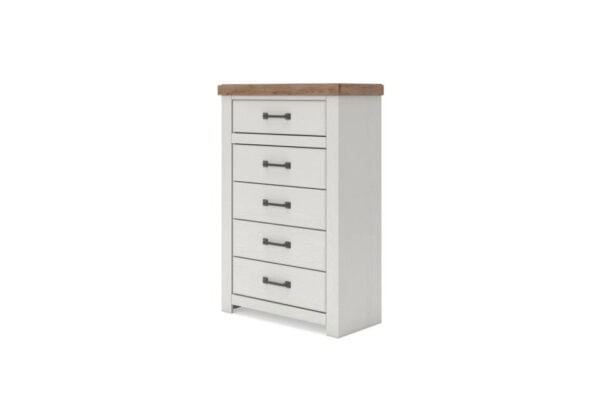 Savonport White/Brown King Storage 5-Piece Set - Image 5