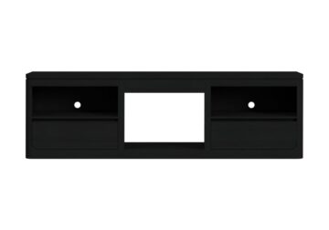 Alternative view of Rosalie Black 82 Inch TV Console