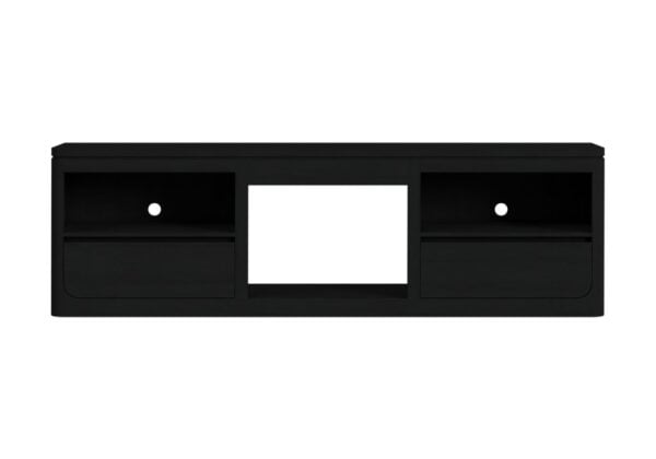 Rosalie Black 82 Inch TV Console - Image 2