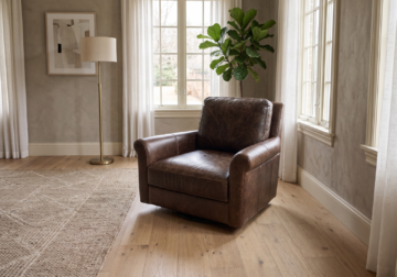 Sorrento Chestnut Swivel Glider Chair