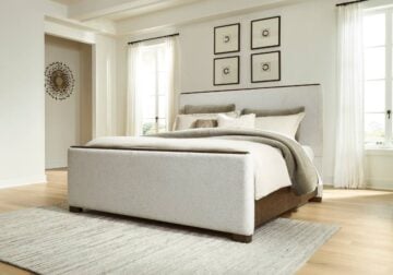 Alternative view of Radkin Queen Upholstered Panel Bed