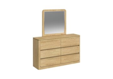 Alternative view of Rosalie Natural Mirror