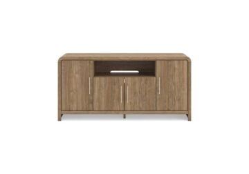 Alternative view of Dovander Brown Extra Large TV Stand