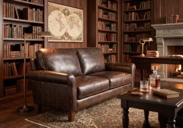 Sorrento Chestnut Loveseat